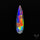 Rose Cut Rainbow Disco Quartz (Upclcled CD & Quartz Doublet)