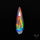 Rose Cut Rainbow Disco Quartz (Upclcled CD & Quartz Doublet)