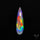 Rose Cut Rainbow Disco Quartz (Upclcled CD & Quartz Doublet)