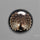 Metallic Peacock Inlay In Black Onyx Doublet