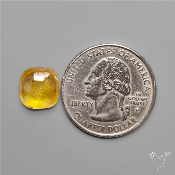 Faceted Bangkok Yellow Sapphire