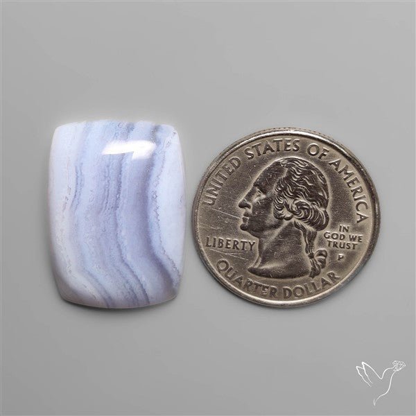 Blue Lace Agate Cabochon