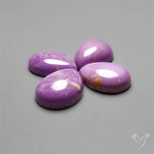 Calibrated Phosphosiderite Drops Cabochons Lot