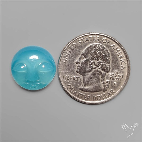 Paraiba Chalcedony Moonface