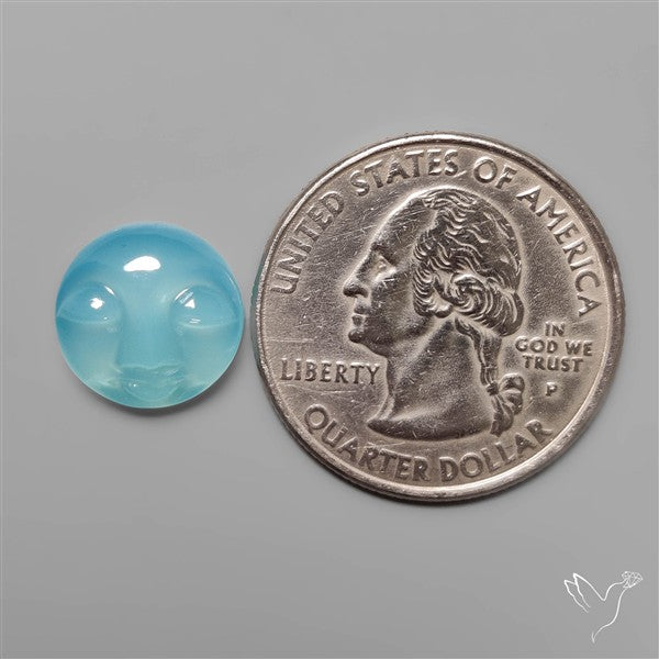 Paraiba Chalcedony Moonface