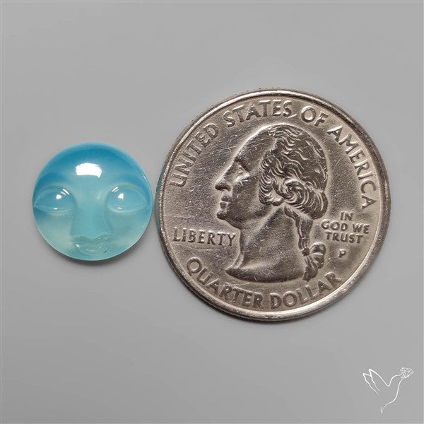 Paraiba Chalcedony Moonface