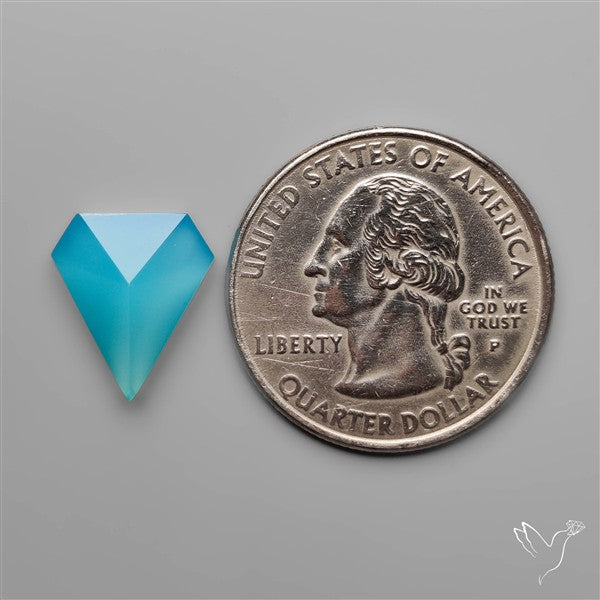 Step Cut Paraiba Chalcedony