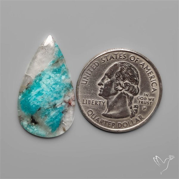 Rare Amazonite with Quartz