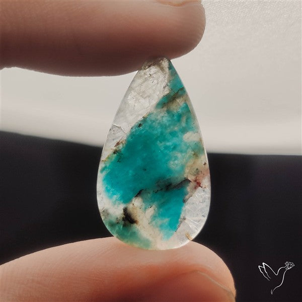 Rare Amazonite with Quartz