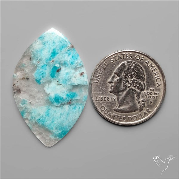 Rare Amazonite with Quartz