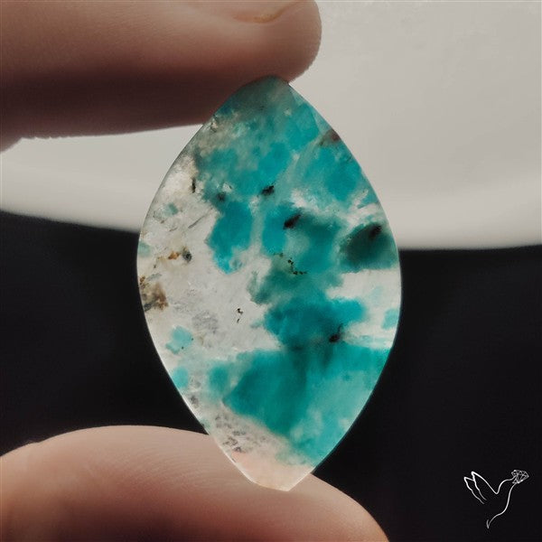 Rare Amazonite with Quartz