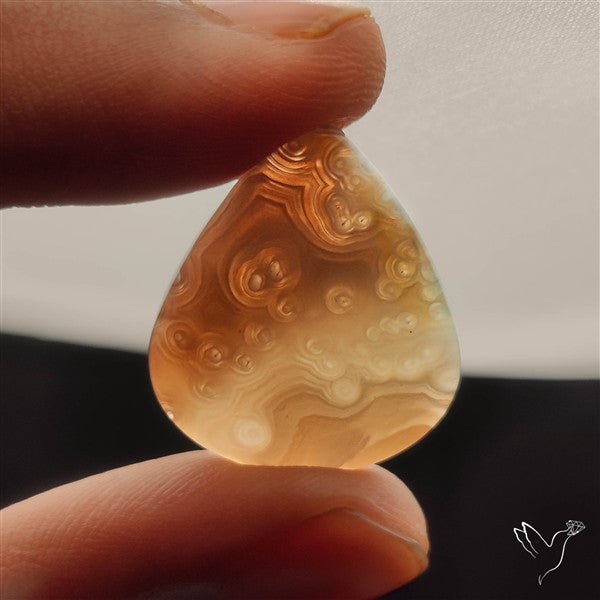 Swirling Pattern Botswana Agate