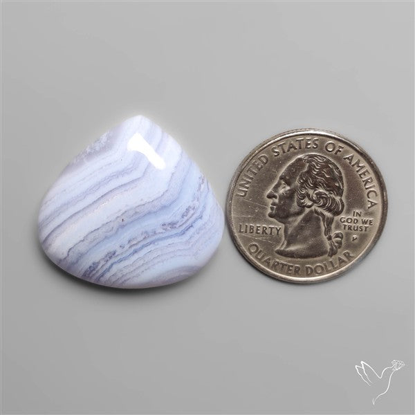 Blue Lace Agate Cabochon