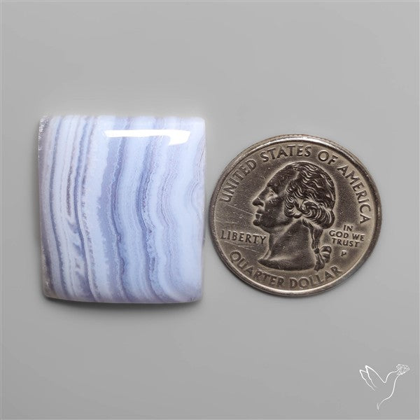 Blue Lace Agate Cabochon