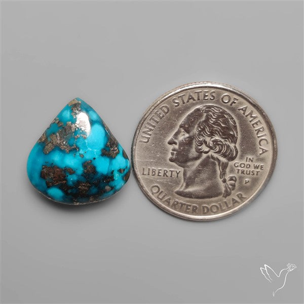 Morenci Turquoise With Pyrite Inclusion