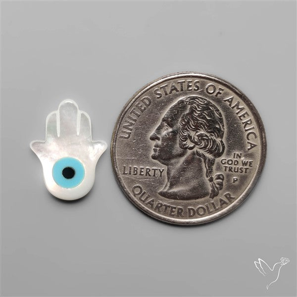 Hamsa Hand Mother Of Pearl Evil Eye