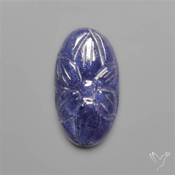 Iolite Mughal Carving