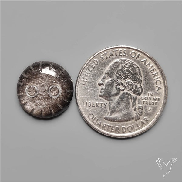 Silversheen Obsidian Soot Carving