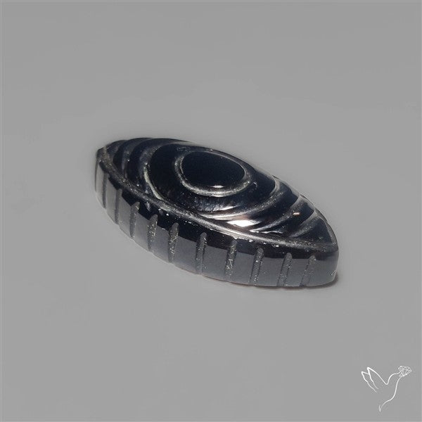 Black Onyx Eye Carving
