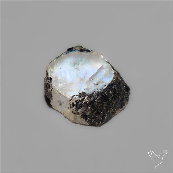 Raw Moonstone With Touramline Inclusion