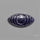Blue Goldstone Evil Eye Carving
