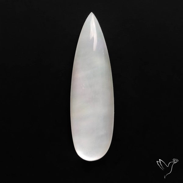 Himalayan Quartz And Mother of Pearl Doublet