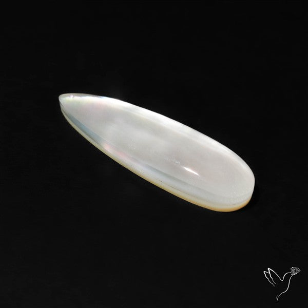 Himalayan Quartz And Mother of Pearl Doublet