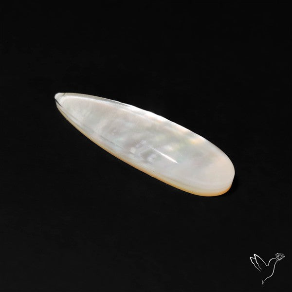 Himalayan Quartz And Mother of Pearl Doublet