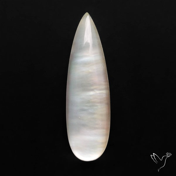 Himalayan Quartz And Mother of Pearl Doublet