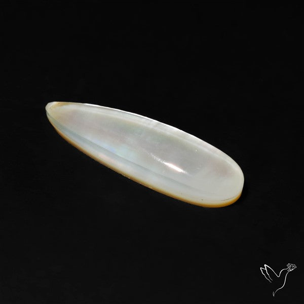 Himalayan Quartz And Mother of Pearl Doublet