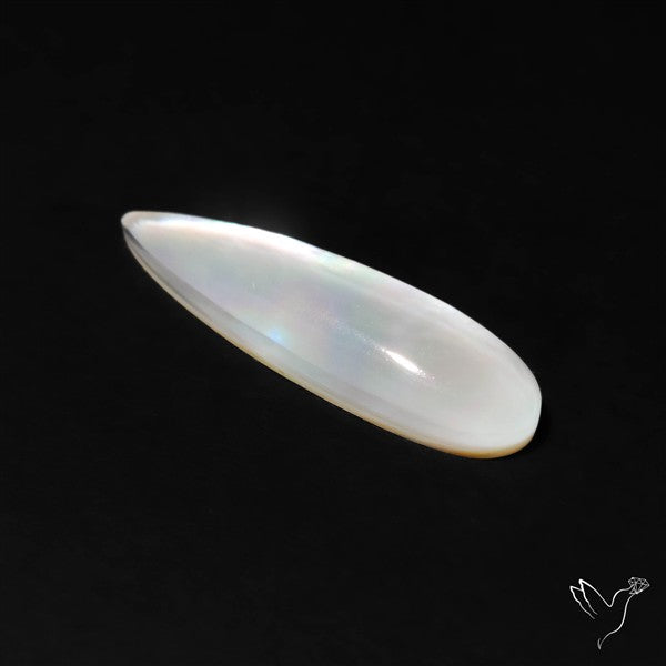 Himalayan Quartz And Mother of Pearl Doublet