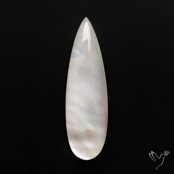 Himalayan Quartz And Mother of Pearl Doublet