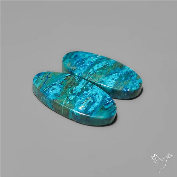 Peruvian Chrysocolla Pair