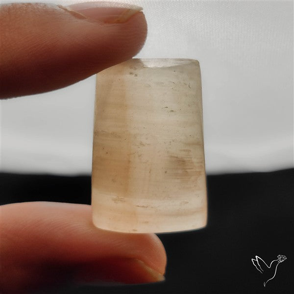 Peach Selenite Cabochon