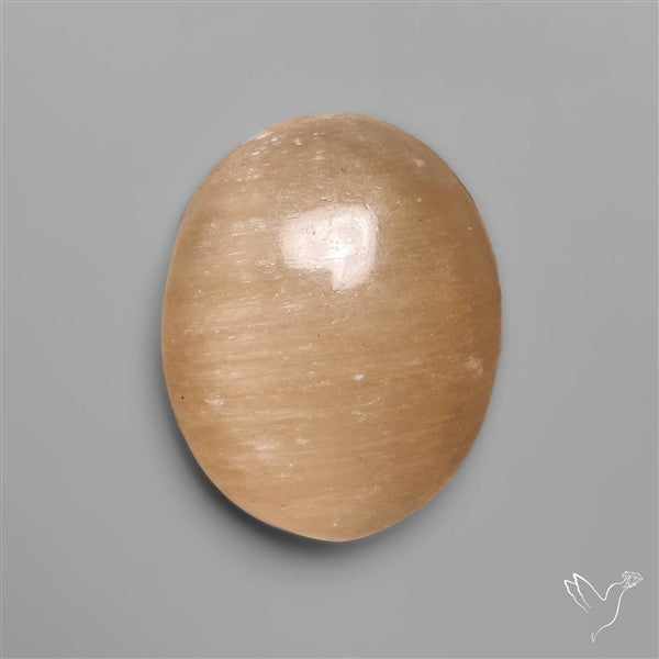 Peach Selenite Cabochon