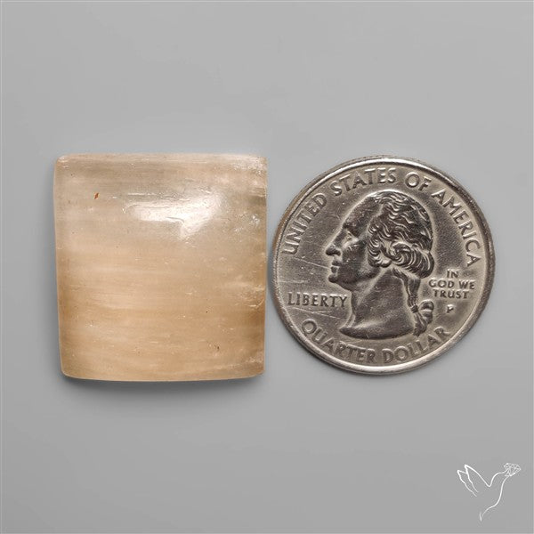 Peach Selenite Cabochon