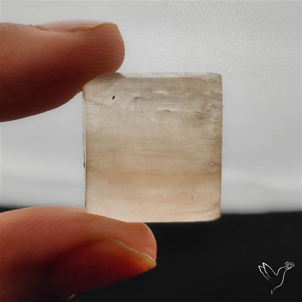 Peach Selenite Cabochon