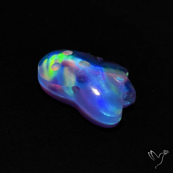 Aurora Opal Doublet Ghost Carving
