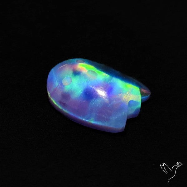 Aurora Opal Doublet Ghost Carving