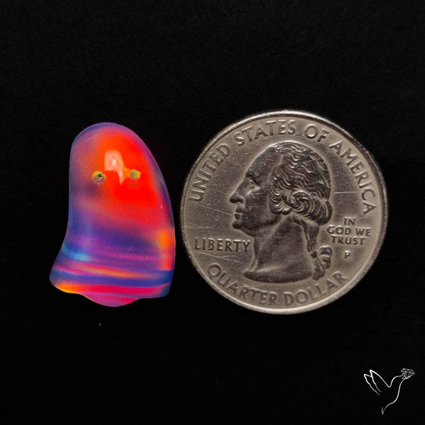 Aurora Opal Doublet Ghost Carving