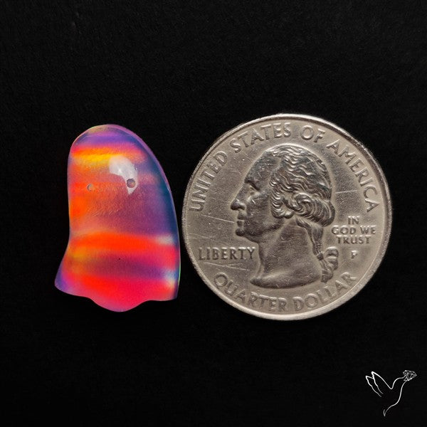 Aurora Opal Doublet Ghost Carving