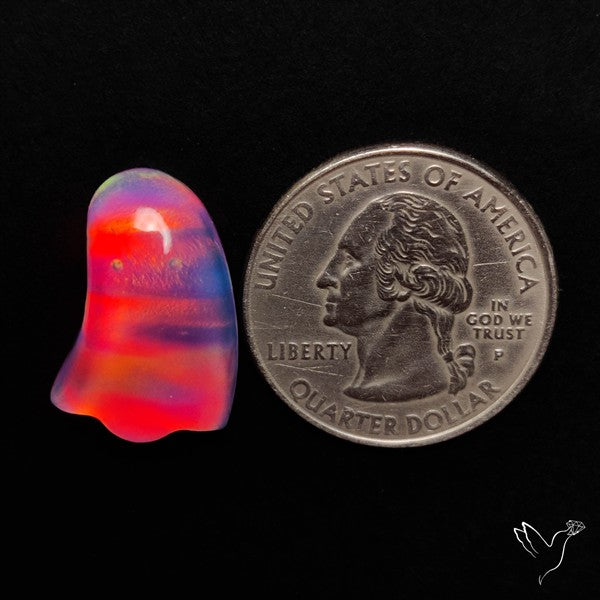 Aurora Opal Doublet Ghost Carving