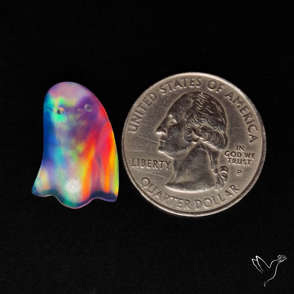 Aurora Opal Doublet Ghost Carving