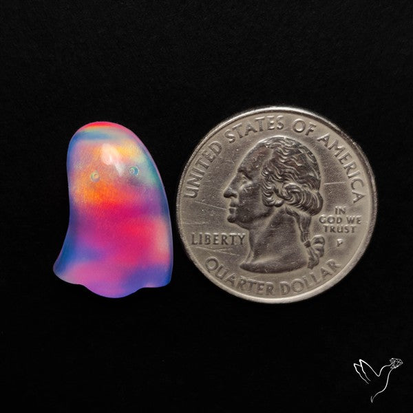 Aurora Opal Doublet Ghost Carving