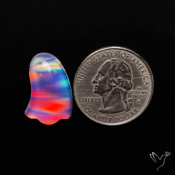 Aurora Opal Doublet Ghost Carving
