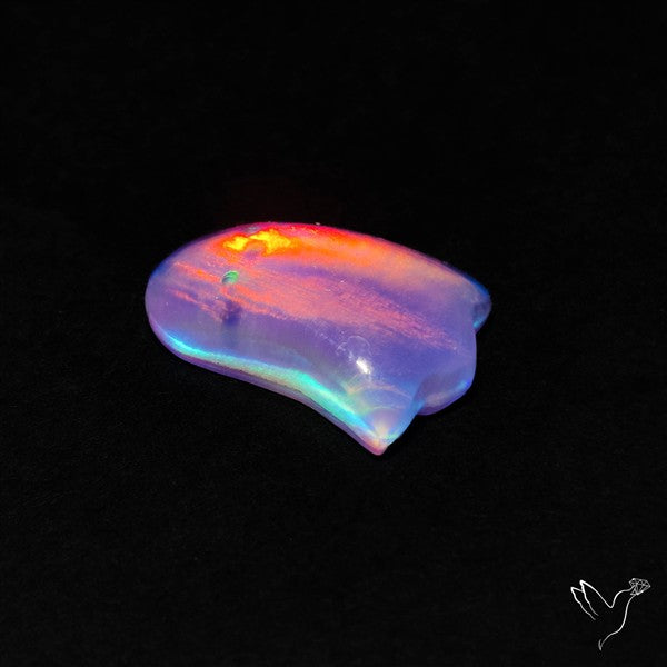 Aurora Opal Doublet Ghost Carving