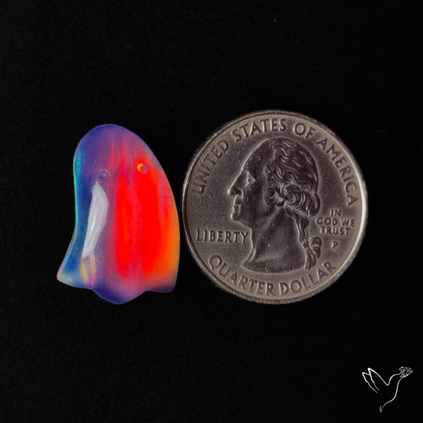 Aurora Opal Doublet Ghost Carving