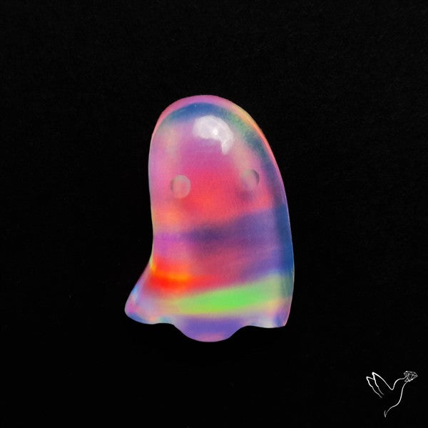 Aurora Opal Doublet Ghost Carving