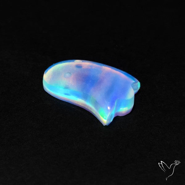 Aurora Opal Doublet Ghost Carving