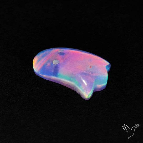 Aurora Opal Doublet Ghost Carving